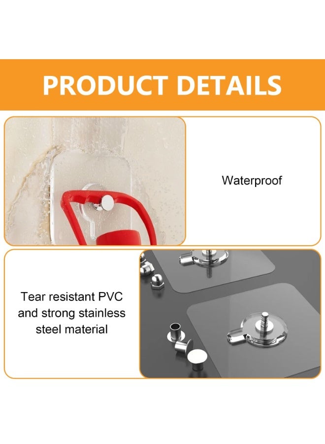 أوشيما 30 قطعة من ملصقات اللصق لتعليق الصور، بدون مسامير، ملصقات لتعليق الصور اللاصقة للجدار، لا تحتاج إلى مسامير، لغرفة المطبخ والحمام، ملصقات صورة قابلة للإزالة وقوية للصور والأواني الزجاجية - Image 3